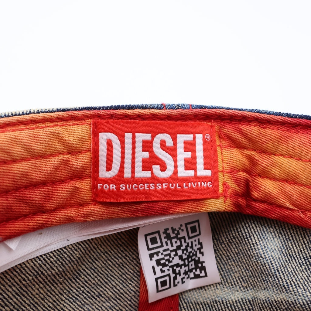 DIESEL(ディーゼル) C-SEYMON CAPPELLO ベースボールキャップ インディゴ A06467 0DGAV