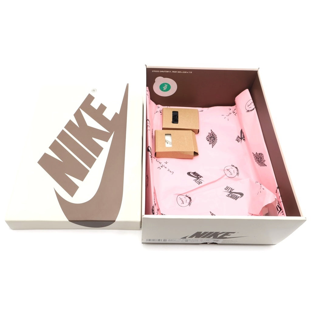NIKE(ナイキ) ×TRAVIS SCOTT AIR JORDAN 1 LOW OG トラヴィススコット エアジョーダン 1 リバース オリーブ ローカットスニーカー US9/27cm DM7866-200