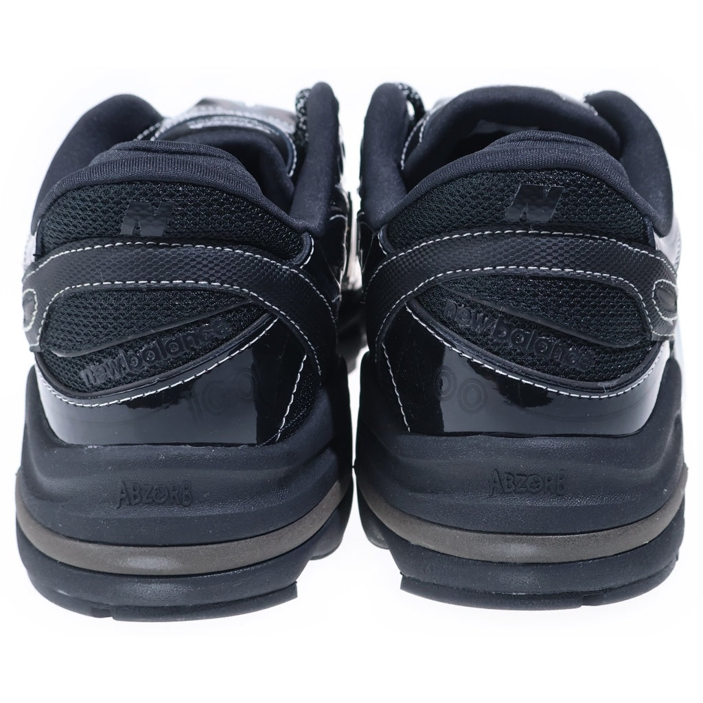 New Balance(ニューバランス) ×Aime Leon Dore 1000 BLACK M1000AD1 エメレオンドレ エナメル ローカットスニーカー ブラック US10.5/28.5cm