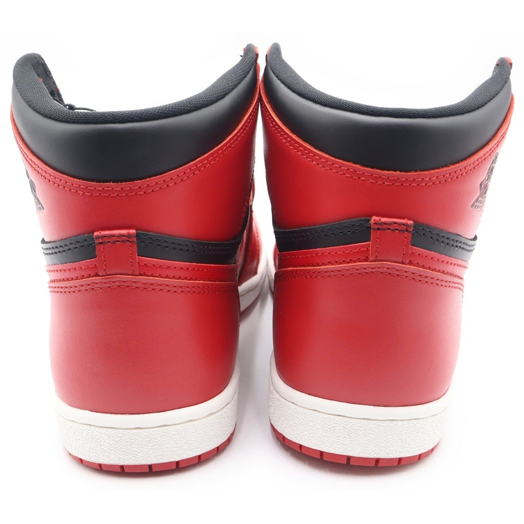 NIKE(ナイキ) AIR JORDAN 1 HIGH 85 VARSITY RED BQ4422-600 エアジョーダン 1 ハイ 85 バーシティレッド ハイカットスニーカー ブラック/レッド US11/29cm