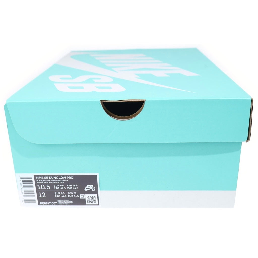 NIKE(ナイキ) DUNK LOW PRO SHADOW BQ6817-007 ダンクロープロシャドー ローカットスニーカー ブラック US105/28.5cm