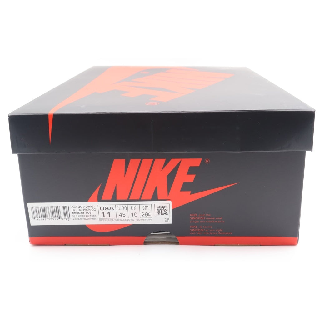 NIKE(ナイキ) AIR JORDAN 1 RETRO HIGH OG DARK MOCHA 555088-105 エアジョーダン1 レトロ ダークモカ ハイカットスニーカー ブラウン/ホワイト/ブラック US11/29cm