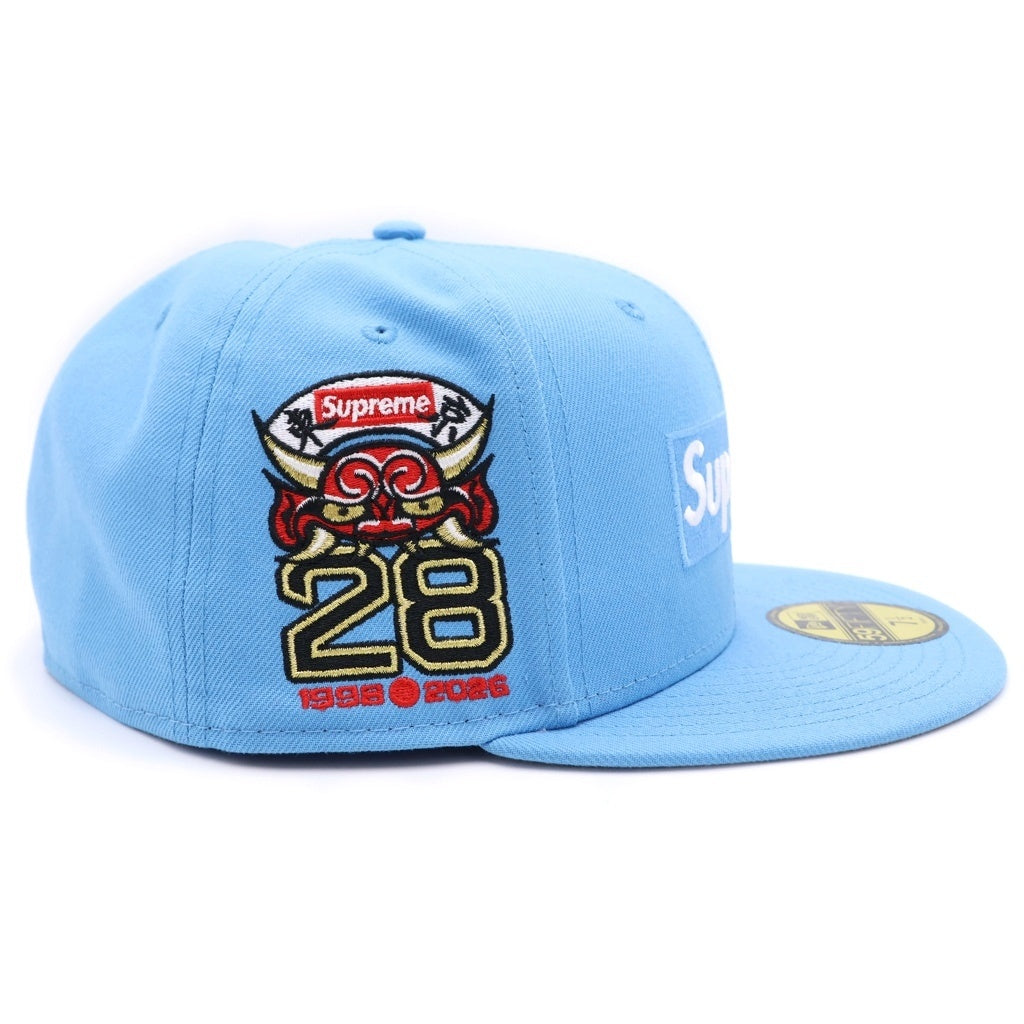 SUPREME(シュプリーム) 26SS ×NEW ERA MLB team BOXLOGO 59FIFTY ベースボールキャップ 帽子 ブルー