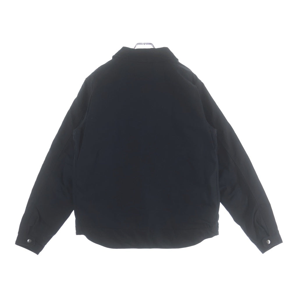 CARHARTT(カーハート) BLANKET-LINED DETROIT JACKET ロゴパッチ ジップアップ ブランケットライニング デトロイトジャケット ブラック 103828 BLK