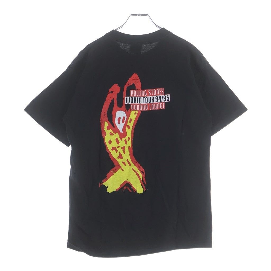 VINTAGE(ヴィンテージ) 90S The Rolling Stones Voodoo Lounge Tour 94/95 Tshirt ローリングストーンズ BROCKUMタグ USA製 袖シングルステッチ 1994コピーライト 半袖Tシャツ