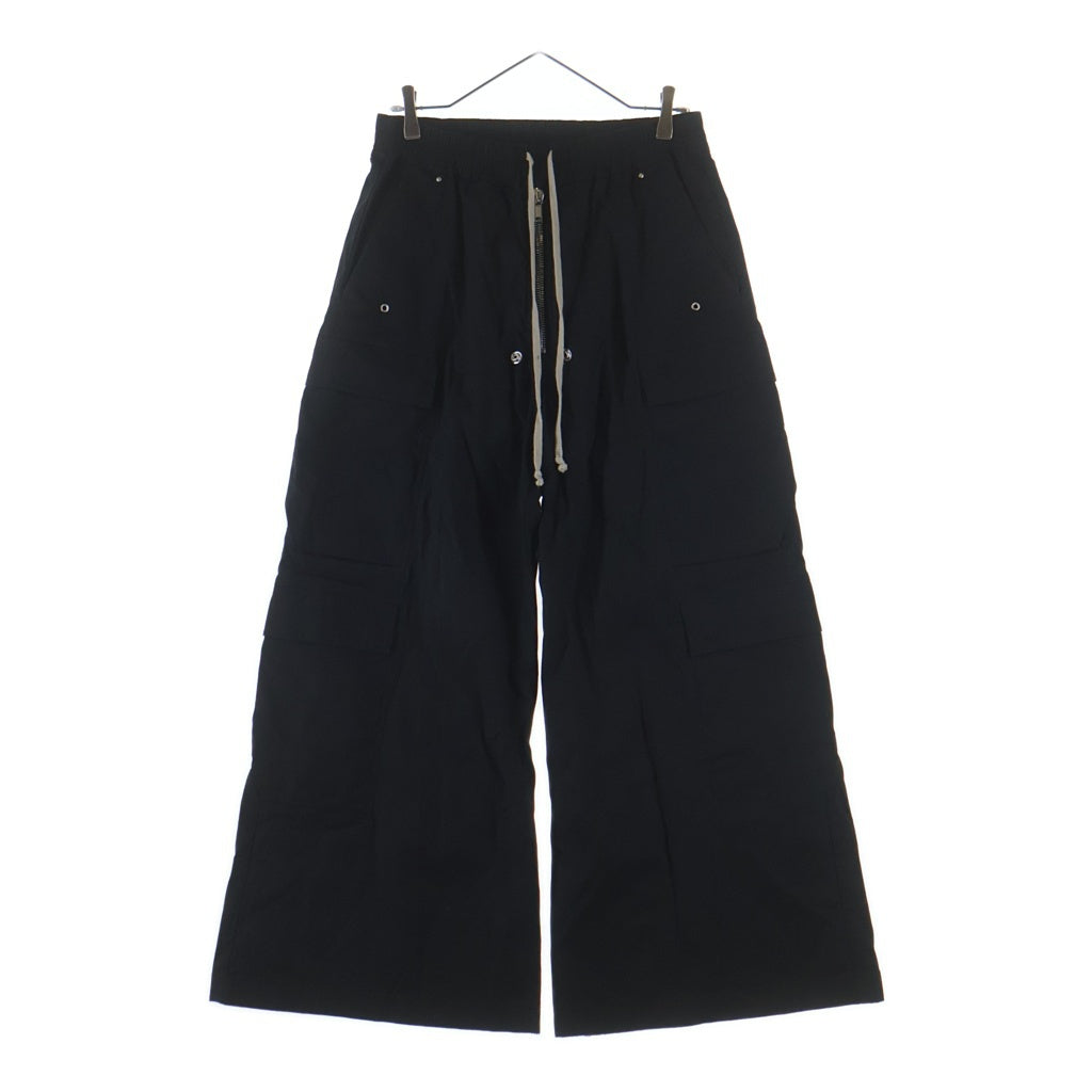 Rick Owens(リックオウエンス) CARGO BELAS -WDET1 カーゴベラ カーゴパンツ ワイド ブラック RU02E1339