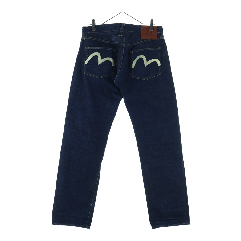 EVISU(エビス) NO.1 LOT.2000 カモメプリント ストレートデニムパンツ インディゴ