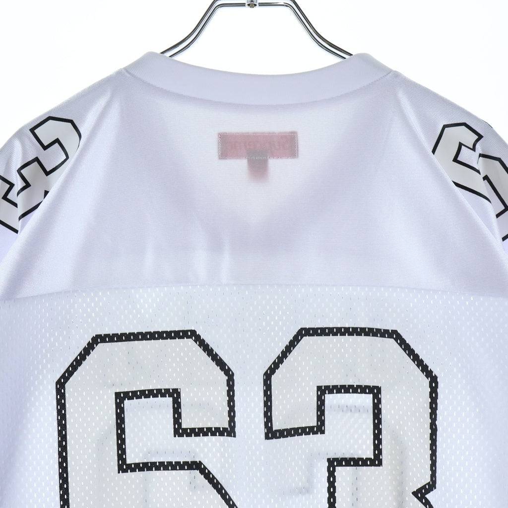 SUPREME(シュプリーム) 25AW Bones Football Jersey ボーン フットボール ジャージ メッシュ半袖シャツ ホワイト