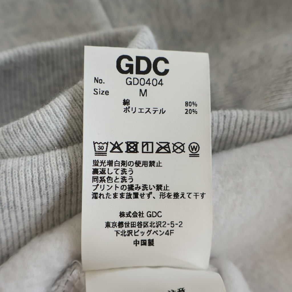 GDC(ジーディーシー) kinski live forever crew sweat ロゴプリント