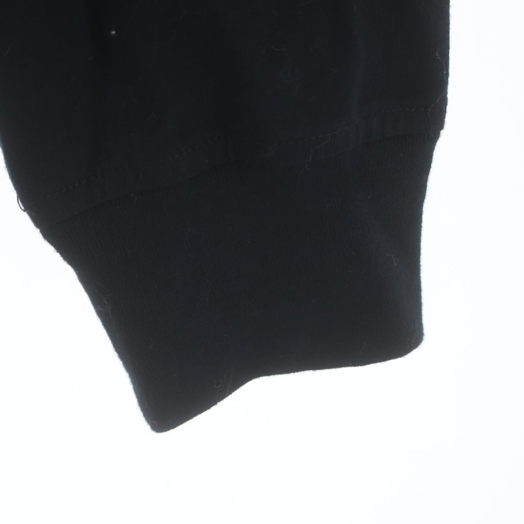 ALEXANDER WANG(アレキサンダーワン) 25AW ロゴ パフプリント クルーネック長袖Tシャツカットソー ロングスリーブ ロンT ブラック 4CC3241519