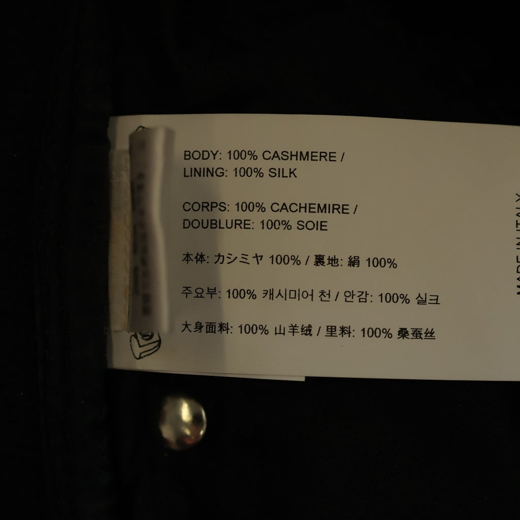 CHROME HEARTS(クロムハーツ) Cashmere Bucket Hat CHロゴ スクロールラベルパッチ付き カシミヤ バケットハット ブラック