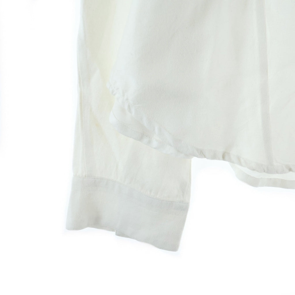 JULIUS(ユリウス) 15AW レーヨン×カシミヤ 長袖シャツ ホワイト 517SHM3