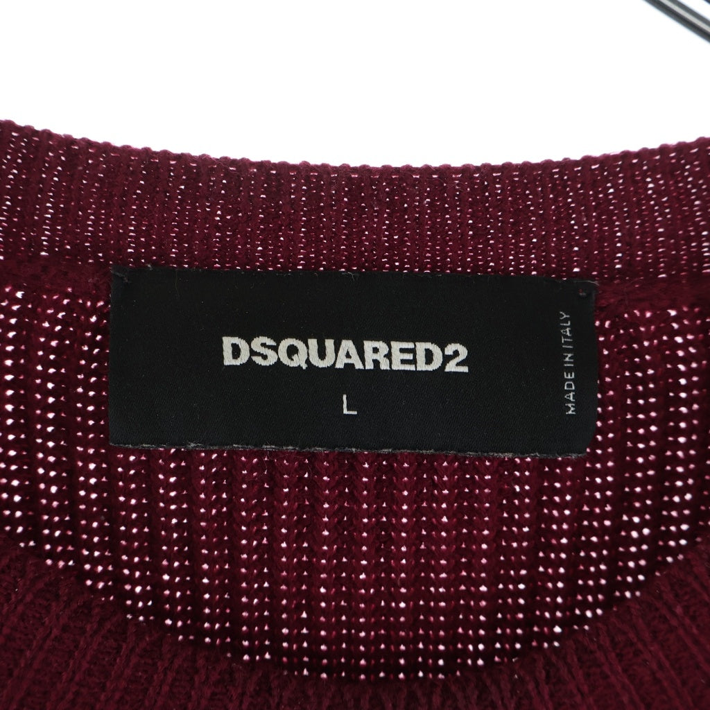 DSQUARED2(ディースクエアード) 19AW D2 CATEN WOOL KNIT SWEATER