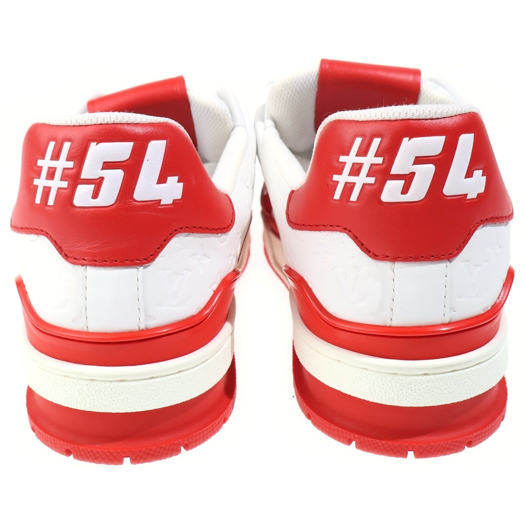 LOUIS VUITTON(ルイヴィトン) 22年製 LVTrainer Mini monogram Red #54 LVトレーナー ラインロー ミニモノグラムレッド ローカットスニーカー レッド 1AANFH