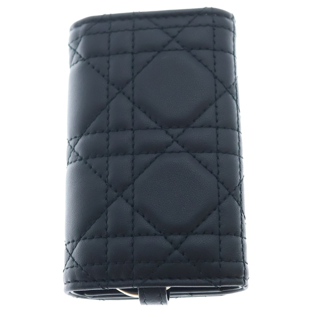 DIOR(ディオール) My Dior Aster Key case キーケース マイディオール カナージュ ラムスキン ブラック S0983ONMJ レディース