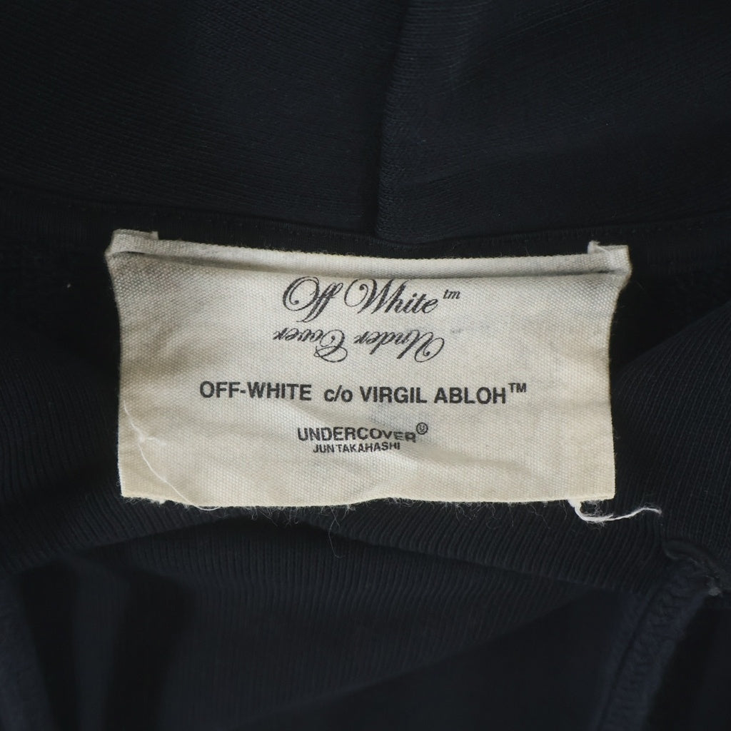 OFF-WHITE(オフホワイト) 19AW ×UNDERCOVER SKELETON RVRS HOODIE OMBB046G19762010 アンダーカバー 両面