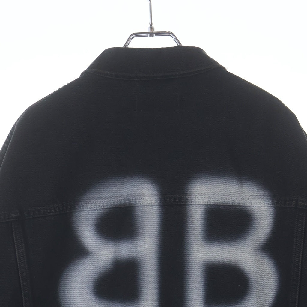 BALENCIAGA(バレンシアガ) 23AW Spray Paint BB Logo Denim Jacket