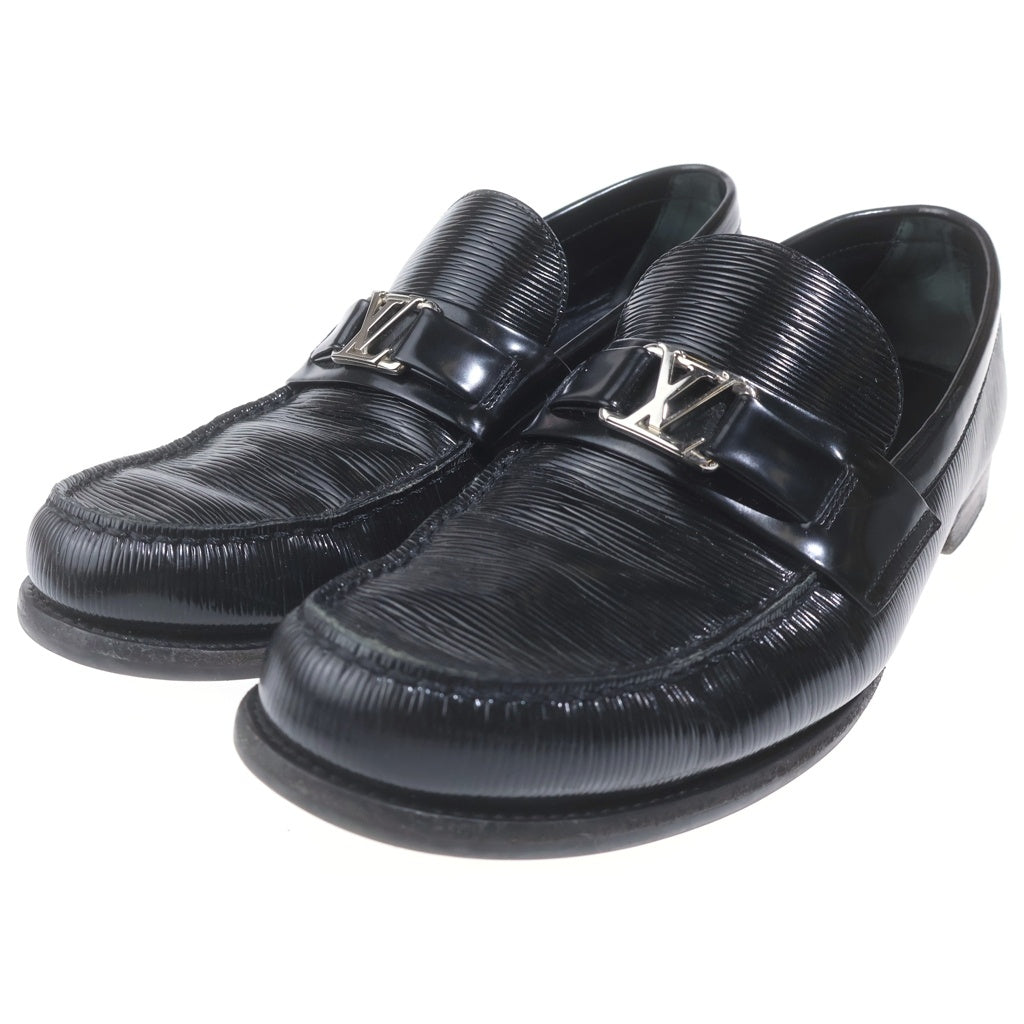 LOUIS VUITTON ルイヴィトン LV MAJOR LOAFERS FA0212 LVロゴ シルバー金具 ローファー ブラック LOUIS VUITTON(ルイヴィトン) LV MAJOR LOAFERS FA0212 LVロゴ