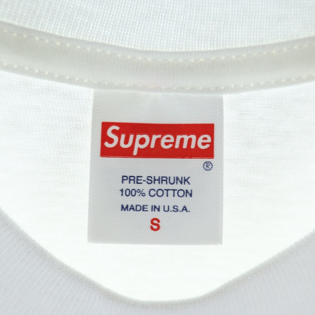 SUPREME(シュプリーム) 20AW Cross Box Logo Tee クロスボックスロゴ プリント クルーネック半袖Tシャツ カットソー ホワイト