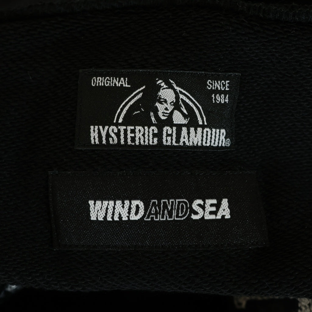 WIND AND SEA(ウィンダンシー) ×HYSTERIC GLAMOUR HOODIE WDS-HYS-3-06