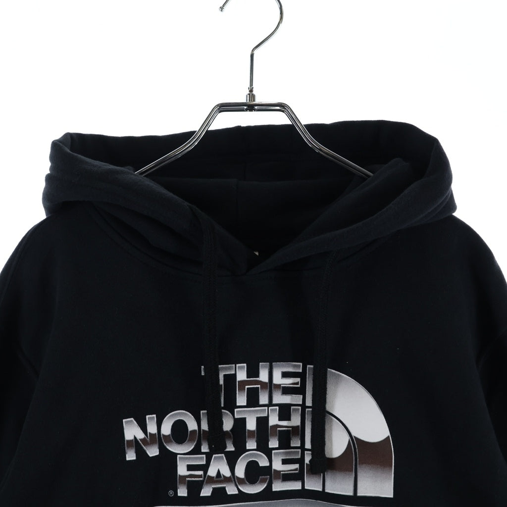 SUPREME(シュプリーム) 18SS ×THE NORTH FACE Metallic Logo Hooded Sweatshirt NT11807I ザノースフェイス メタリックロゴ プルオーバーパーカー フーディー ブラック