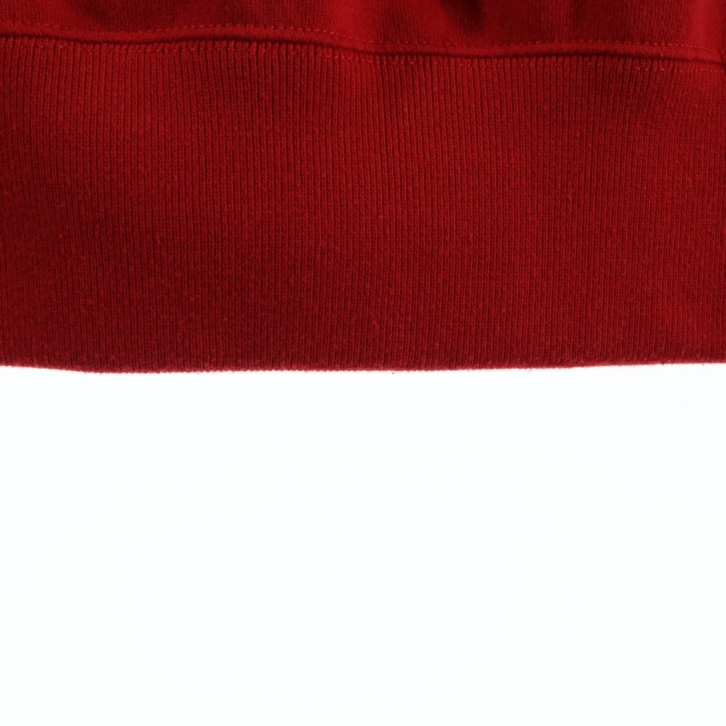SUPREME(シュプリーム) 16SS Contrast Placket Hooded コントラスト プラケット プルオーバーパーカー フーディー レッド/ホワイト