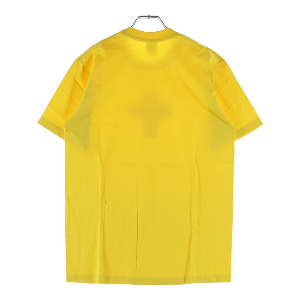 SUPREME(シュプリーム) 20AW Cross Box Logo Tee クロスボックスロゴ プリント クルーネック半袖Tシャツ カットソー イエロー
