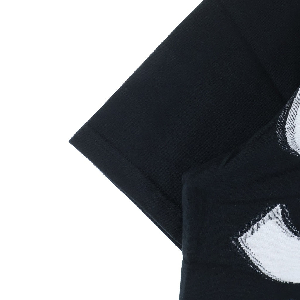 SUPREME(シュプリーム) 21SS Intarsia Spellout S/S Top インターシャ スペルアウト エスエス トップ フロントロゴプリント クルーネック半袖Tシャツカットソー ブラック