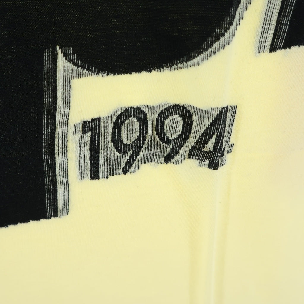SUPREME(シュプリーム) 21SS Intarsia Spellout S/S Top インターシャ スペルアウト エスエス トップ フロントロゴプリント クルーネック半袖Tシャツカットソー イエロー