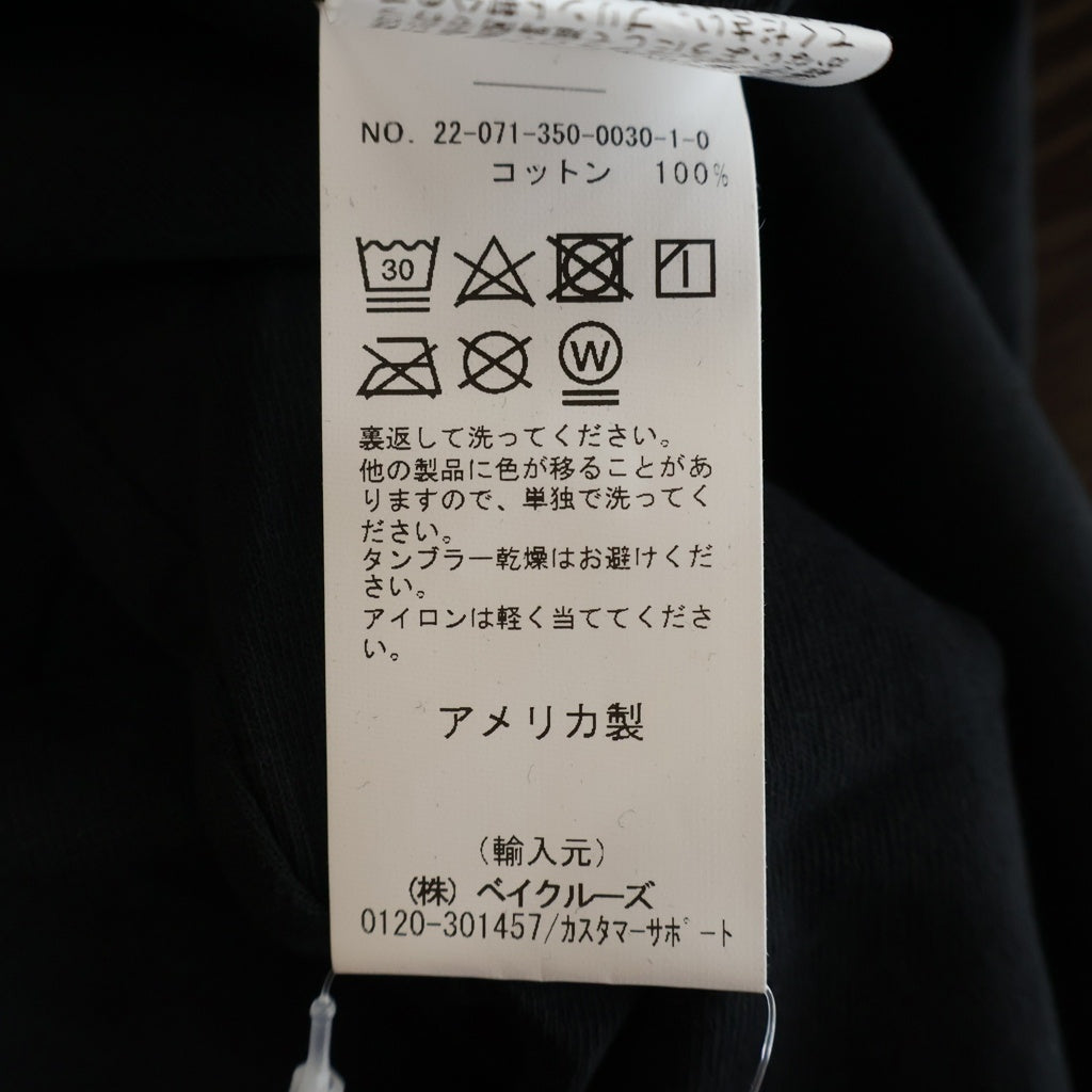 VERDY(ベルディ) ×Paris Saint-Germain/PSG 22-071-350-0030-1-0 プリント クルーネック半袖Tシャツカットソー ブラック