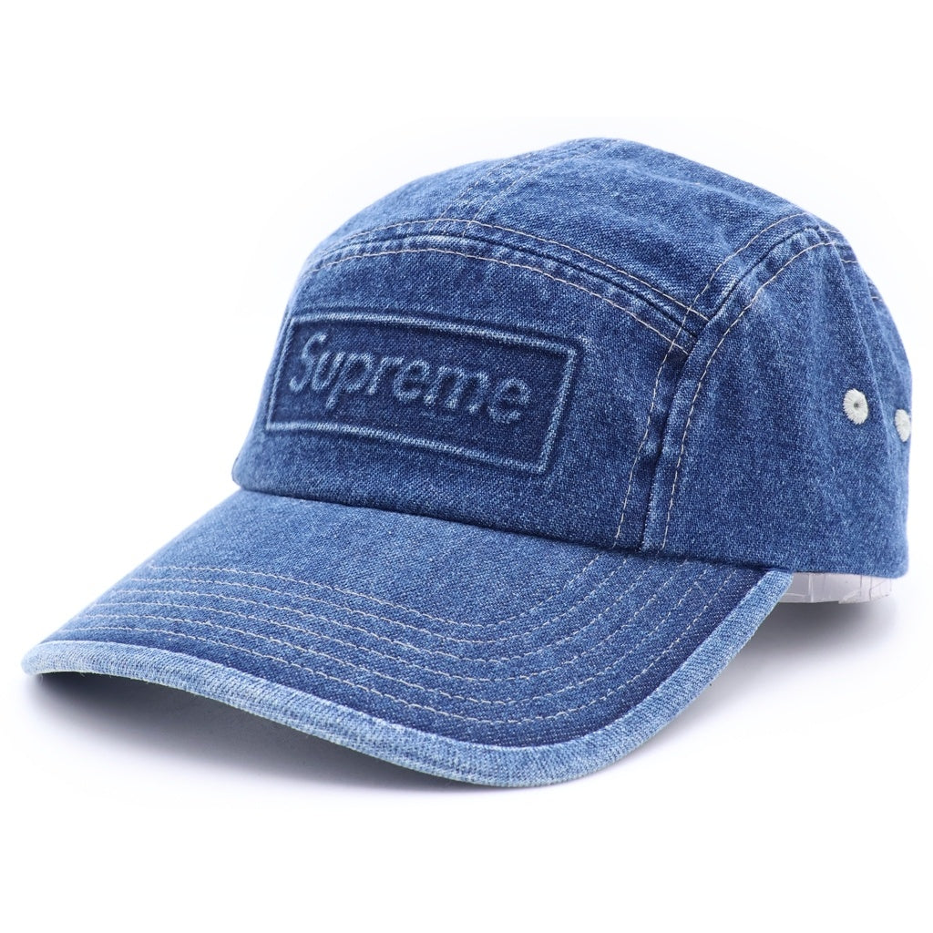 SUPREME(シュプリーム) 20SS DENIM BOX LOGO CAP デニムボックスロゴ ベースボールキャップ 帽子 インディゴ