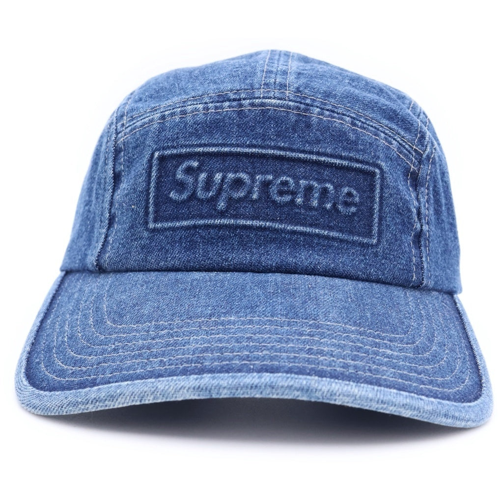 SUPREME(シュプリーム) 20SS DENIM BOX LOGO CAP デニムボックスロゴ ベースボールキャップ 帽子 インディゴ