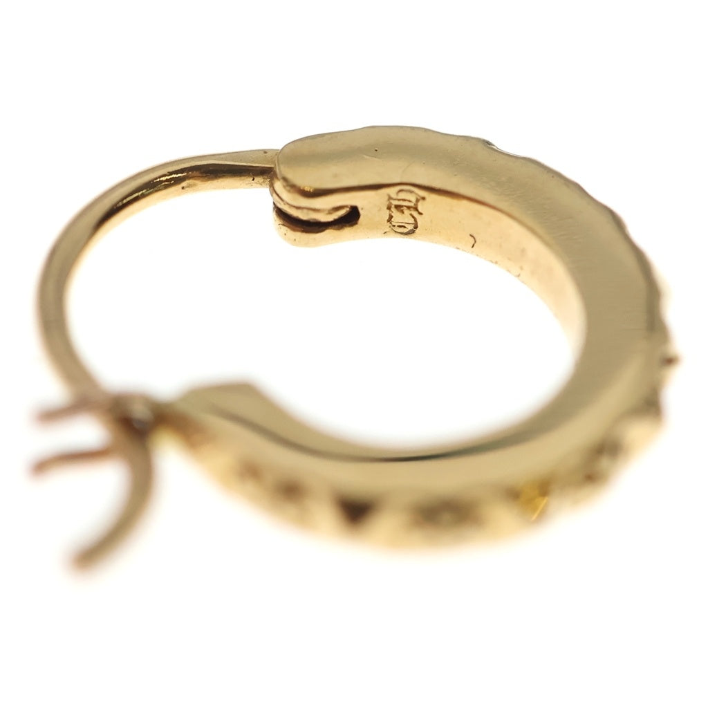 CHROME HEARTS(クロムハーツ) 22K TINY TFP HOOP トゥルーファッキンパンク タイニー フープピアス ゴールド レディース