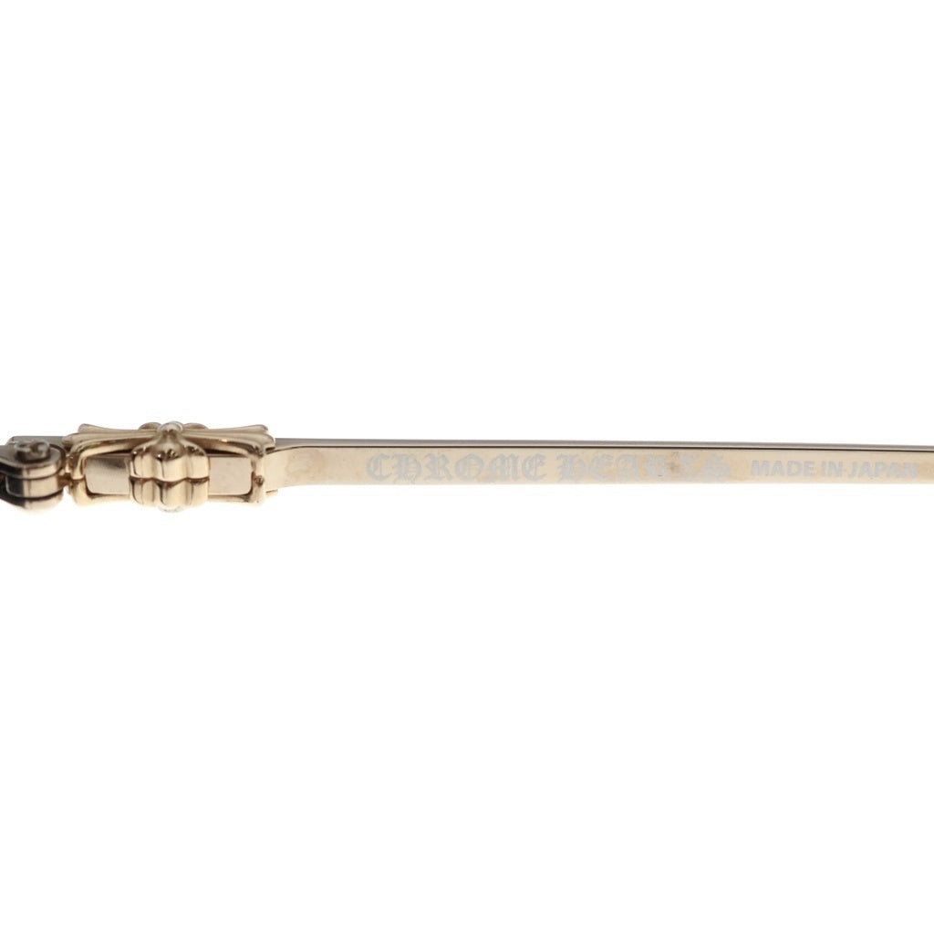 CHROME HEARTS(クロムハーツ) SHAGASS サイドクロステンプルウェリントン アイウェア 眼鏡 51□21‐145 ゴールド/ブラック