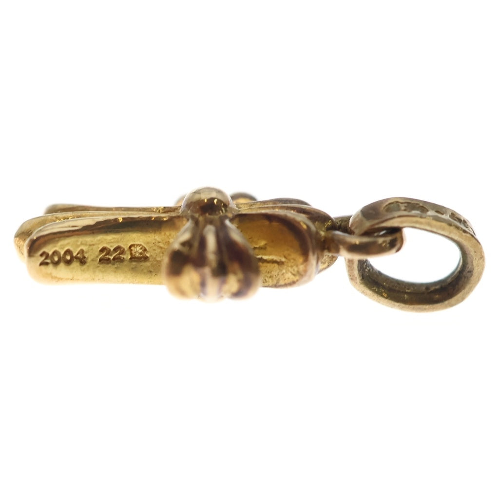 CHROME HEARTS(クロムハーツ) 22K CRS BBYFAT ベイビーファットクロス ペンダントトップ ゴールドBCA037