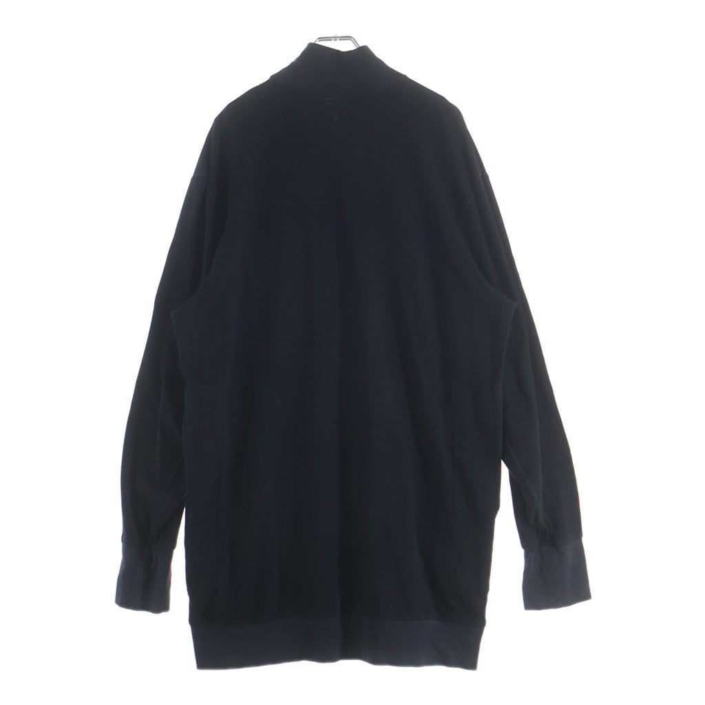 JULIUS(ユリウス) 23SS メッシュ切替タートルネック長袖カットソーブラック 807CUM2