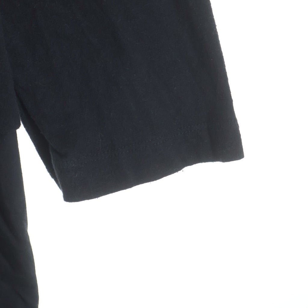 JULIUS(ユリウス) 18SS ナイロンドッキング クルーネック長袖カットソー ブラック 607CUM6