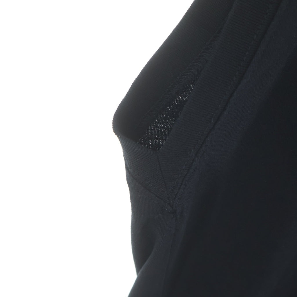 JULIUS(ユリウス) 18SS ナイロンドッキング クルーネックノースリーブカットソー ブラック 577CUM26