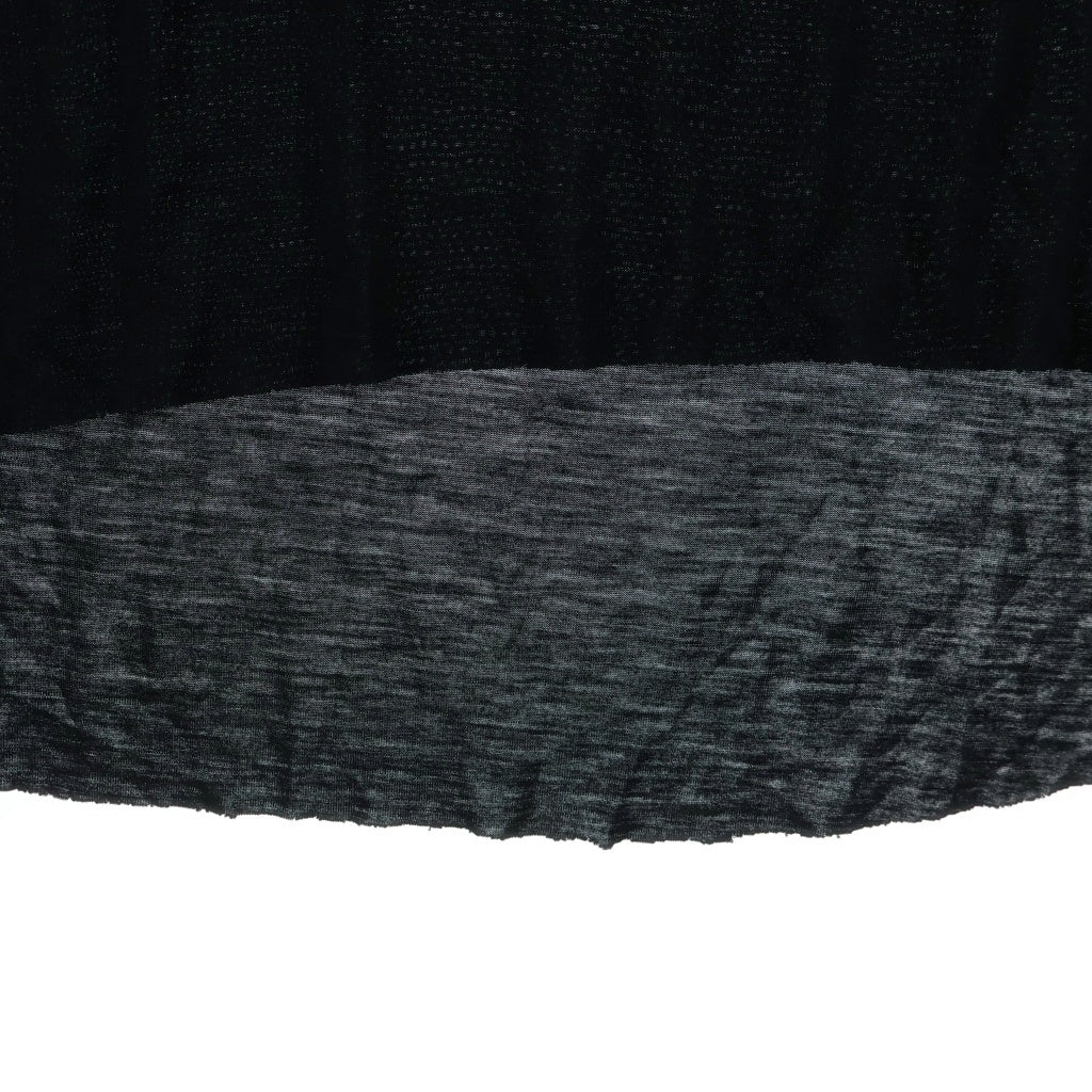 NO BRAND(ノーブランド) LEONLOUIS LLX21 MASK THUMB BLOUSE リヨセルタートルネック長袖カットソー