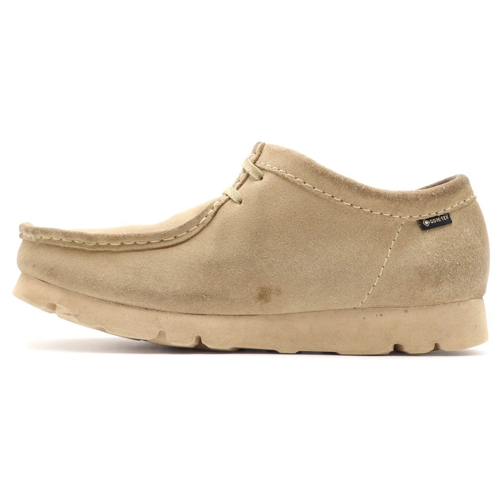 Clarks(クラークス) WallabeeGTX Vibram ワラビー レザーシューズ レースアップ スエード ヴィブラムソール アイボリー