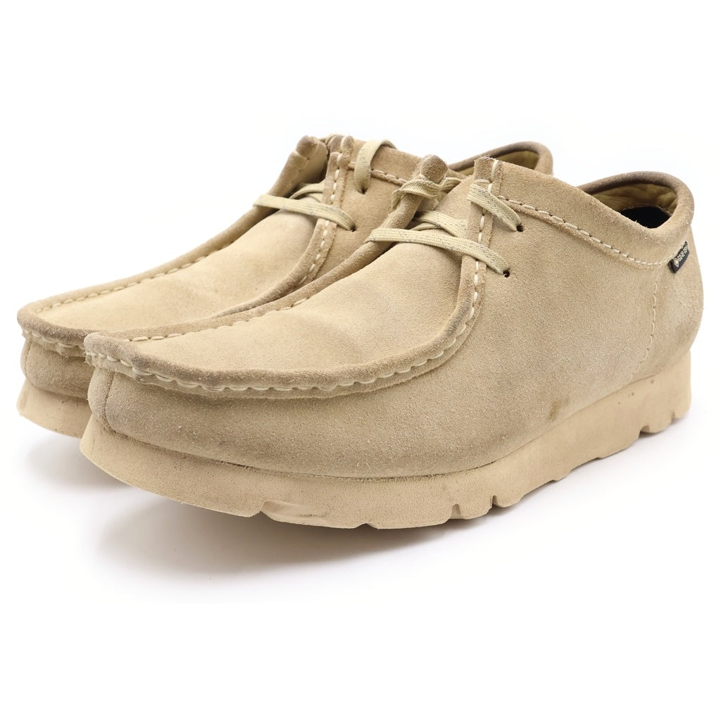 Clarks(クラークス) WallabeeGTX Vibram ワラビー レザーシューズ レースアップ スエード ヴィブラムソール アイボリー