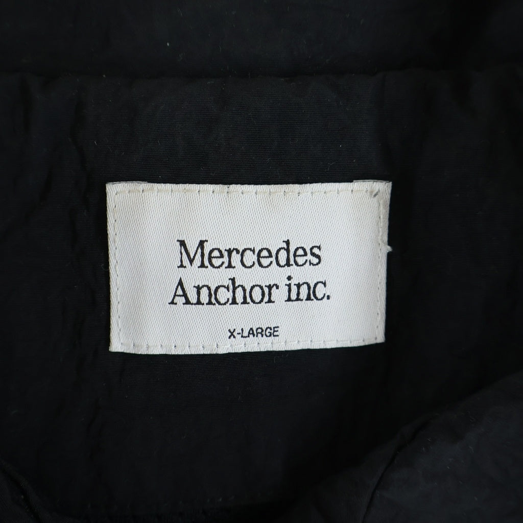 Mercedes Anchor Inc.(メルセデスアンカーインク) 25AW Logo Nylon Track Jacket ロゴ ナイロン トラックジャケット ブラック