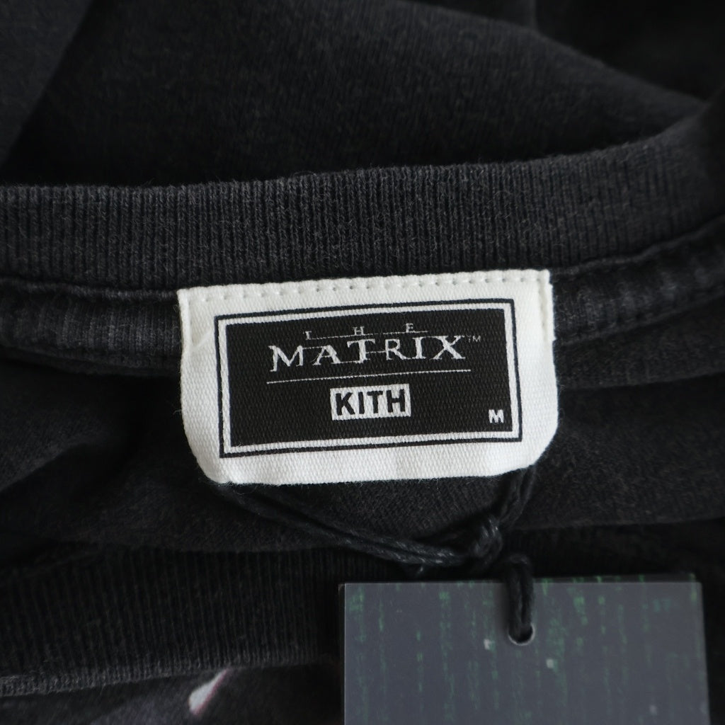 KITH(キス) The Matrix Poster Vintage Tee マトリックス ポスター ヴィンテージ クルーネック半袖Tシャツカットソー ブラック 26-073-060-0104-1-0