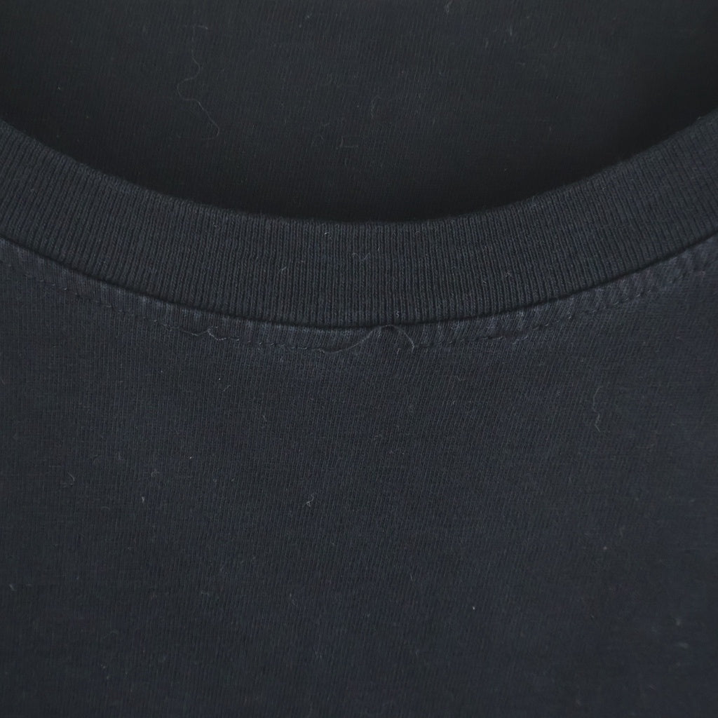 VALENTINO(ヴァレンティノ) Logo S/S Tee ロゴ刺繍 クルーネック半袖Tシャツカットソー ブラック 3V3MGI0V9LI