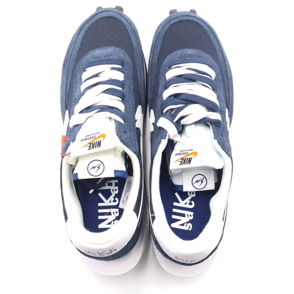 NIKE(ナイキ) ×fragment design ×sacai LD Waffle Blackended Blue フラグメントデザイン サカイ LDワッフル ローカットスニーカー US9.5/27.5cm DH2684 400