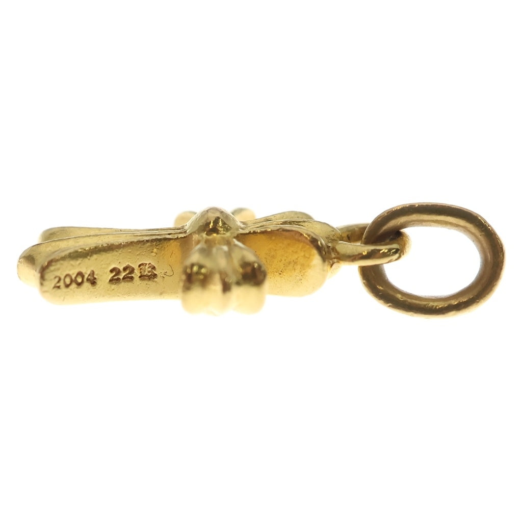 CHROME HEARTS(クロムハーツ) 22K CRS BBYFAT ベイビーファットクロス ペンダントトップ ゴールドBCA037