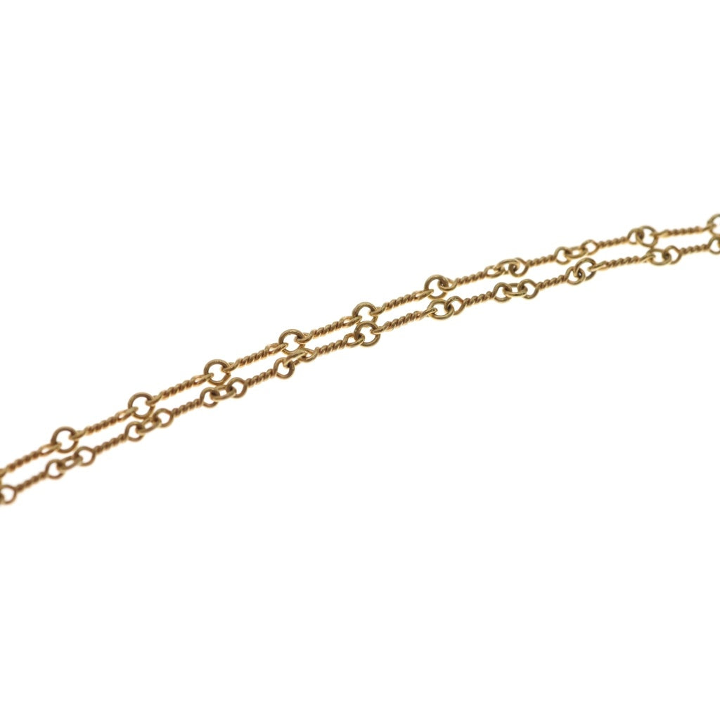 CHROME HEARTS(クロムハーツ) 22K NECKCHAIN T18 ツイストチェーンネックレス 18inch ゴールドBCA014