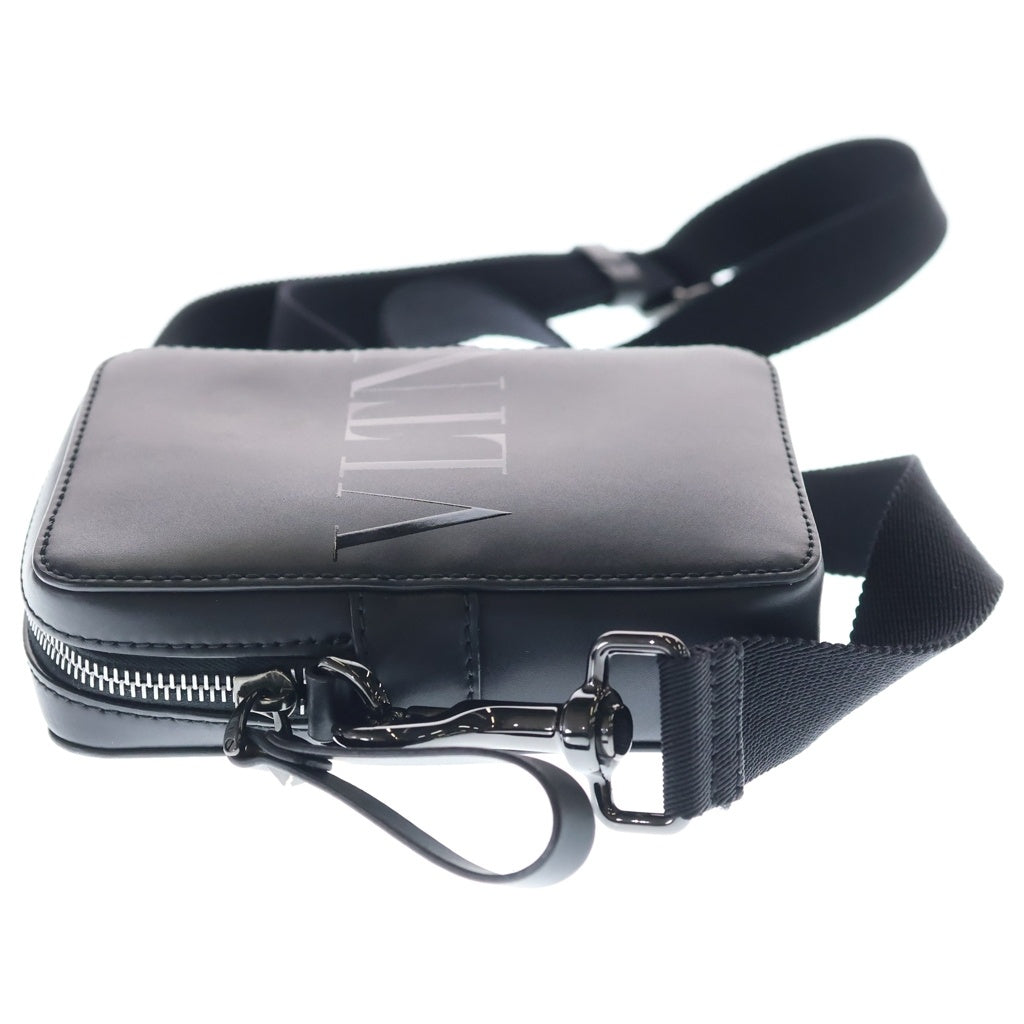 VALENTINO(ヴァレンティノ) Garavani VLTN Leather Crossbody Bag レザースモール ショルダーバッグ クロスバッグ ブラック 5Y2B0943