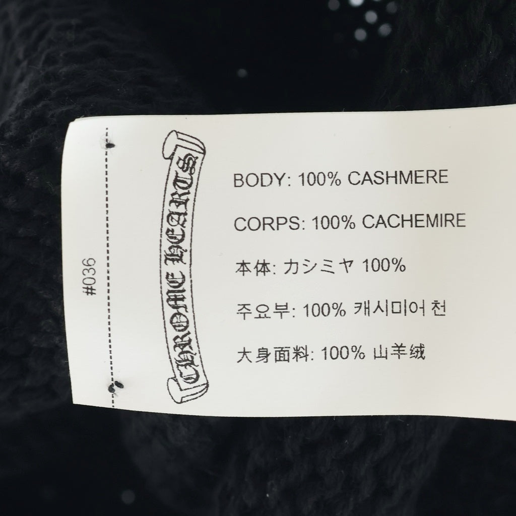 CHROME HEARTS(クロムハーツ) OVERSIZED BEANIE BLACK オーバーサイズ