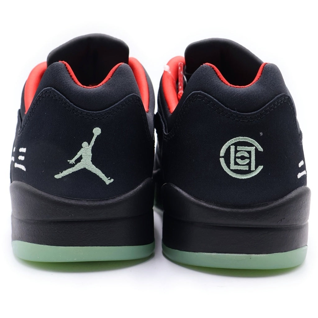 NIKE(ナイキ) ×CLOT AIR JORDAN 5 Low Jade 5 Low クロット エアジョーダン5 ロー ジェイド 5 ロー ローカットスニーカー US10.5/28.5cm ブラック DM4640 036
